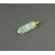 Pendentif et flacon de parfum ouvrable en fluorite - (1 pce)