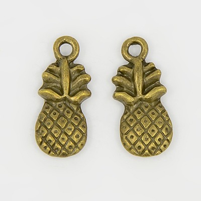 Pendentifs en alliage de style tibétain - Ananas - Bronze antique (5pces)