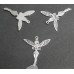 Pendentif fée Halloween en alliage de style tibétain - Argent antique - (1 pce)