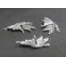 Pendentifs Halloween " Fée " en alliage - Argent antique - 1 pièce