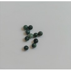 Ronde 6 - Agate Mousse naturelle  - (10 pièces)