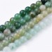 Ronde 8 - Aventurine naturel - Grade b - Vert - 10 pcs