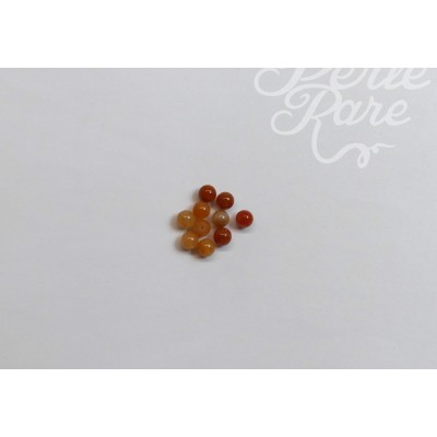 Ronde 6 - Aventurine Rouge Naturelle  (10 pces)