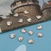 Pendentif  "Coeur"-Argenté-10pces