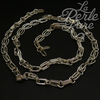 Chaîne Beadalon argentée, longueur 69 cm