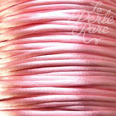 Cordon de satin - Rose 3 mm (3 mètres)