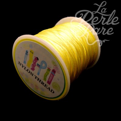 Cordon de nylon - Champagne 1 mm (au mètre)