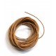 Cordon en cuir grec beige de 5 mètres - (1pièce)