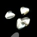 Perle Cœur Argent Sterling 7 x 3 mm (la pièce)