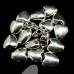 Perle Cœur Argent Sterling 7 x 3 mm (la pièce)