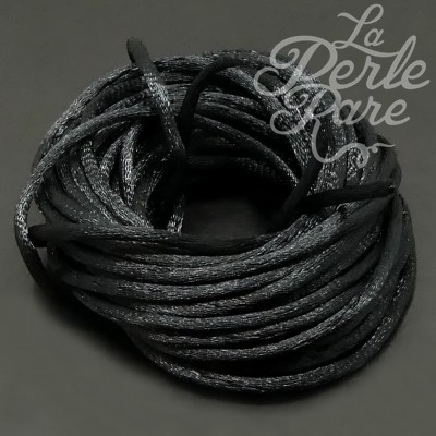 Cordon de nylon - Noir 2 mm (5 mètres)