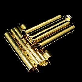 Fermoir - Glissière à clipser Beadslide plaqué or 10 x 24 mm (à la pièce)