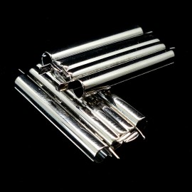 Fermoir - Glissière à clipser Beadslide plaqué rhodium 10 x 24 mm (1 pces)