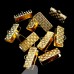 Fermoir - À clipser plaqué or 17 x 10 mm (2 pces)