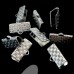 Fermoir - À clipser plaqué argent 17 x 10 mm (2 pces)