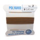 Fil - Aiguille incorporée - Beige (1 pce)