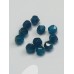 Perles d'œil de tigre naturel, taillées à facettes - (10 pces)