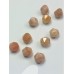 Perles de pierre de soleil naturelles à facettes - (10 pces)