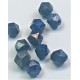 Perles de lapis-lazuli naturel, taillées à facettes - (10 pces)