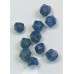 Perles de lapis-lazuli naturel, taillées à facettes - (10 pces)