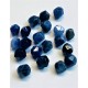 Perles de sodalite naturelle, taillées à facettes - (10 pces)