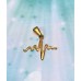 Pendentif - battement de coeur, couleur or (1 pce)