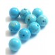 Ronde 8 - Perle en Howlite naturelle teintée - (10 pces)