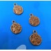 Pendentif sculpté sur les deux faces style tibétain - visage homme (1 pce)