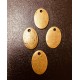Pendentif  style tibétain - petit ovale (1 pce)