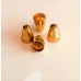 Calotte -Vase en métal doré 8mm (2 pces)