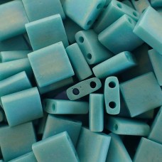Tila - Mat Op Turquoise Green AB (50 pces )