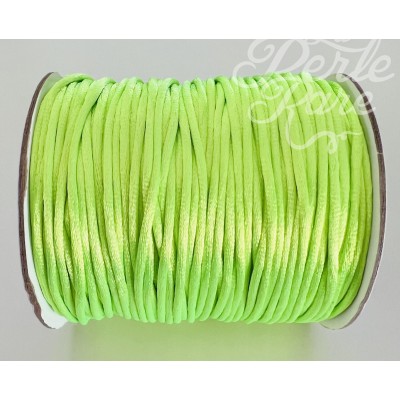 Cordon de Nylon - Palegreen Fluo 2 mm (au mètre)