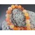 Ronde 8 - Agate Naturelle Craquelée Orange (10 pces)