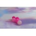 Ronde 10 - Agate de feu Fuchsia givrée (5 pces)