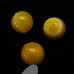 Ronde 14 - Agate naturelle dark orange (3 pces)