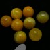 Ronde 14 - Agate naturelle dark orange (3 pces)