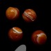 Ronde 14 - Agate naturelle sardonix orange (3 pces)