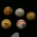 Ronde 8 - Agate Naturelle Folle-mélange de bruns (10 pces)