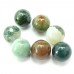 Ronde 8 - Agate naturelle Indienne (10 pces)