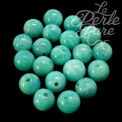 Ronde 8 - Amazonite Naturelle ( 10 pces )