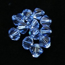 Bicone 6 - Light Sapphire (12 pces)
