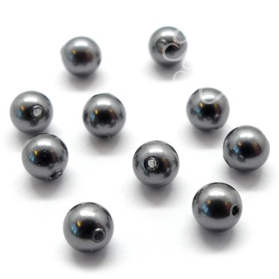 Perle 4 - Gris foncé (10 pces)