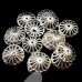 Couvre-Perle Style Bali 13 mm - Argenté (5 pces)