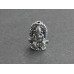 Perles en alliage de style tibétain, statue dieu hindou Ganesh éléphant, argent antique (1 Pce)