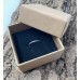 Boîte emballage cadeau pour bague, kraft brun 5 x 5 x 3 cm