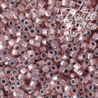 Delica10 - Perle de verre  - Rose cuivré satiné (4 g) 