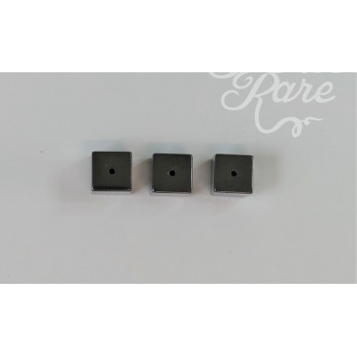 Cube en hématite sans magnétique - (3 pces)