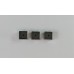 Cube en hématite sans magnétique - (3 pces)