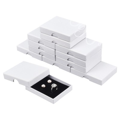 Boîtes à bijoux  en carton - Blanche (1pce)