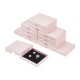 Boîtes à bijoux  en carton - Rose (1pce)